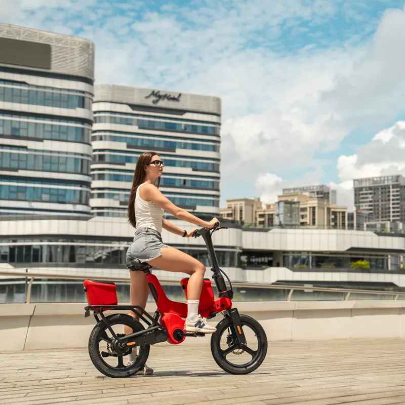Sunburst Red Electric Exercise Bike