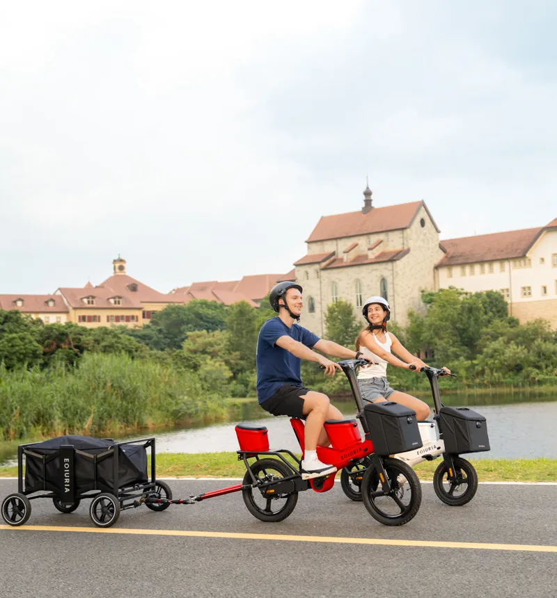 Parent-Child Outdoor Electric Exercise Bike