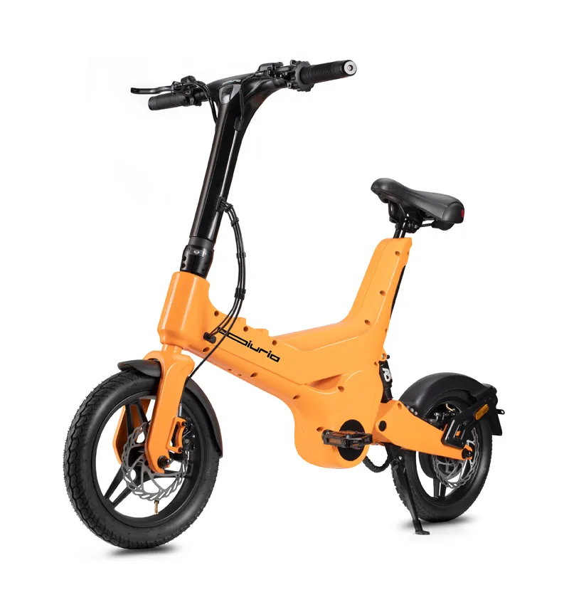 Vibrant Orange Electric Exercise Bike