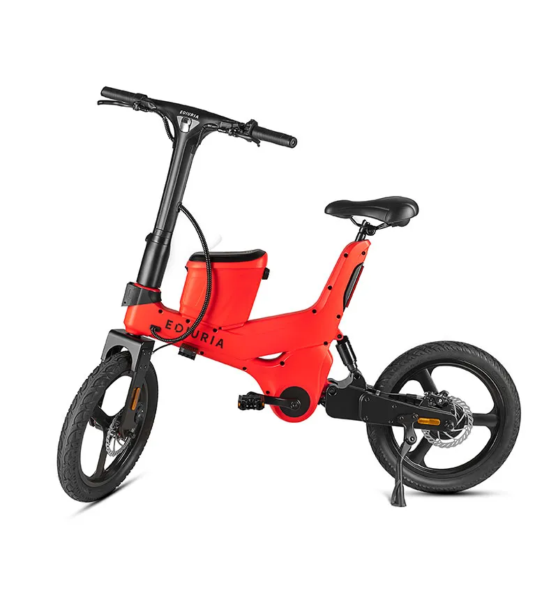 Vibrant Orange Electric Exercise Bike